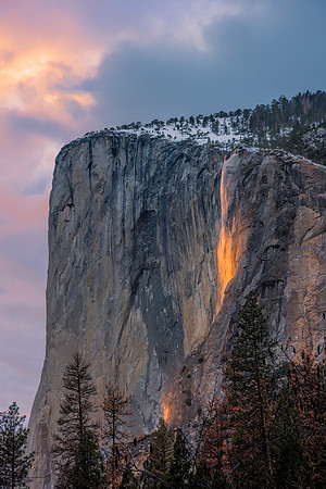 Cliff on Fire